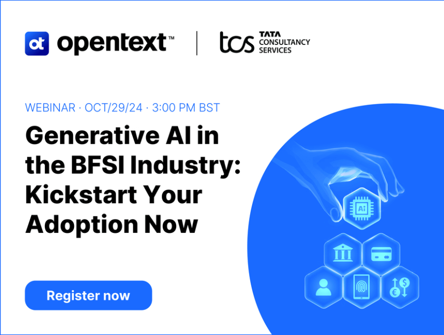 Webinar: Generative AI in the BFSI industry: kickstart adoption with confidence