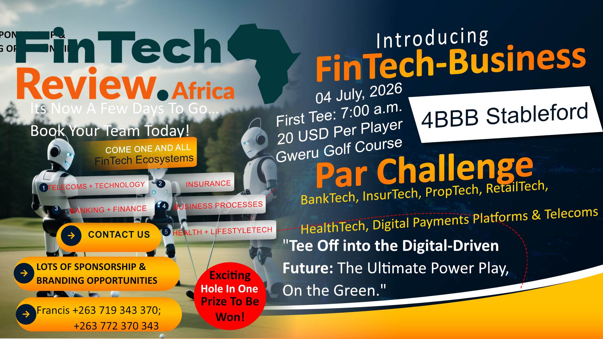 FinTech Review Africa Laurels High-Octane ‘FinTech-Business Par Challenge’ at Gweru Golf Club This Saturday